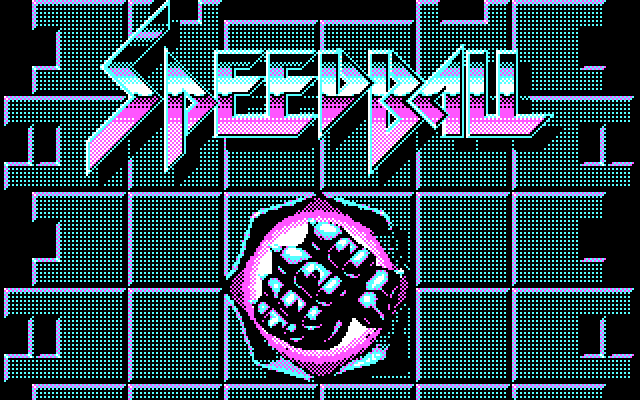 Speedball IBM PC/Compatibles Screenshot: Title screen.