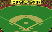 MicroLeague Baseball for IBM PC/Compatibles - Title screen.