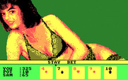 Strip Poker II Plus for IBM PC/Compatibles - Choose to stay, or bet...