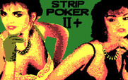 Strip Poker II Plus for IBM PC/Compatibles - Title screen.