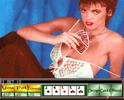 Strip Poker II Plus for Amiga - I have a pair of fives, should I continue to bet?