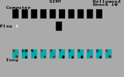 Gin! for IBM PC/Compatibles - Players turn to select a move.