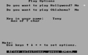 Gin! for IBM PC/Compatibles - Play options.