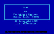 Gin! for IBM PC/Compatibles - Title screen.