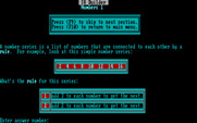 IQ Builder for IBM PC/Compatibles - Numbers 1; what's the rule for this sequence?