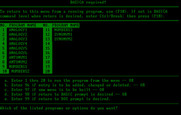 IQ Builder for IBM PC/Compatibles - The main menu.