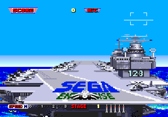 After Burner II Arcade Screenshot: Getting ready to begin...