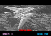 After Burner II for Arcade - Game attract mode.