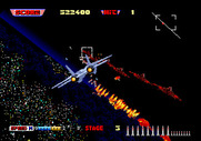 After Burner II for Arcade - Attacking enemy fighters at night...