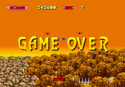 After Burner II for Arcade - Game over.