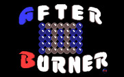 After Burner II for IBM PC/Compatibles - Title screen.
