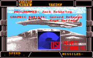 After Burner II for IBM PC/Compatibles - Game credits.