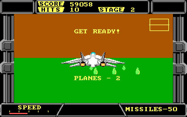 After Burner II IBM PC/Compatibles Screenshot: Ready for stage 2?