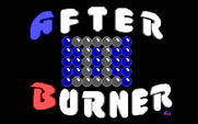 After Burner II for IBM PC/Compatibles - Title screen.