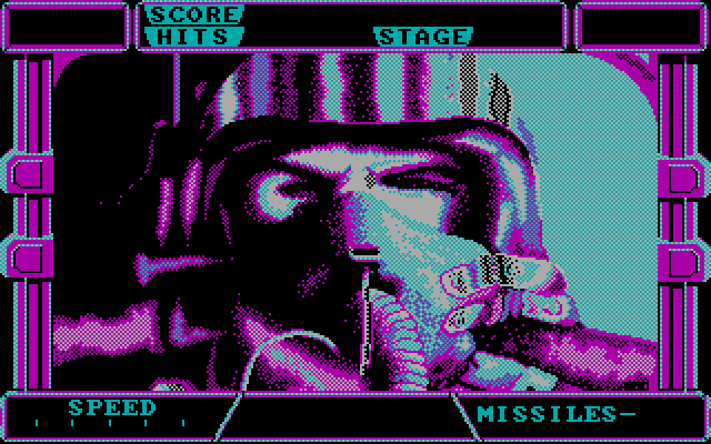 After Burner II IBM PC/Compatibles Screenshot: Part of the introduction.