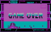 After Burner II for IBM PC/Compatibles - Game over.