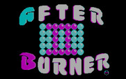 After Burner II for IBM PC/Compatibles - Title screen.