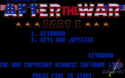 After the War for Atari ST - Title screen.