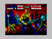 After the War for ZX Spectrum - Loading screen (Cassette version).