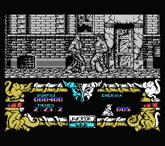 After the War MSX Screenshot: Facing an opponent...