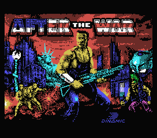 After the War MSX Screenshot: Loading screen.