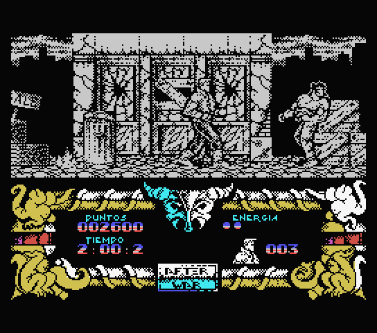 After the War MSX Screenshot: Watch out for the explosives that are thrown at you...