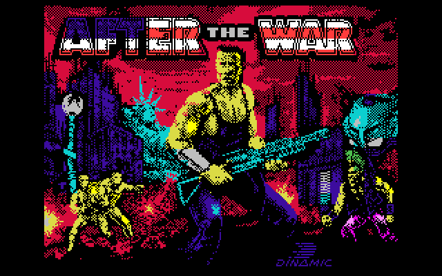 After the War IBM PC/Compatibles Screenshot: Title screen.