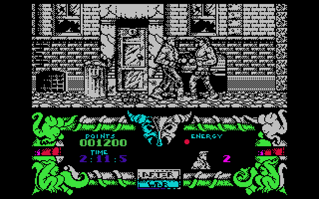 After the War IBM PC/Compatibles Screenshot: Fighting an opponent...