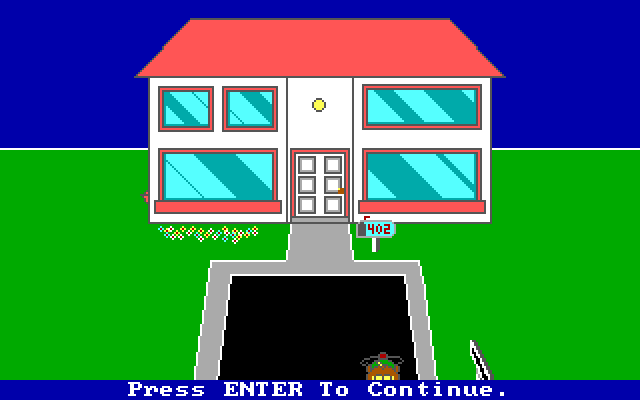 All Dogs Go to Heaven IBM PC/Compatibles Screenshot: Looks like my destination!