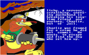 All Dogs Go to Heaven for IBM PC/Compatibles - Additional text explains the story in addition to the images.