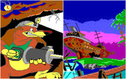 All Dogs Go to Heaven for IBM PC/Compatibles - Between games there are slides that show the story so far...