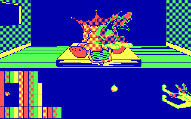 All Dogs Go to Heaven IBM PC/Compatibles Screenshot: A breakout inspired mini-game...