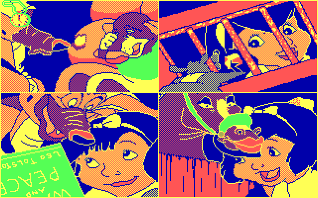 All Dogs Go to Heaven IBM PC/Compatibles Screenshot: Success! Time for the next mini-game...