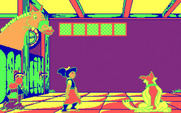 All Dogs Go to Heaven for IBM PC/Compatibles - In the barnyard...