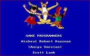 All Dogs Go to Heaven for Amiga - One of several credits screens.