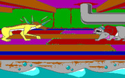 All Dogs Go to Heaven for Amiga - Starting a dog fight...