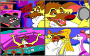 All Dogs Go to Heaven for Amiga - Ready to begin the next mini-game?