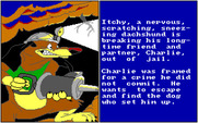 All Dogs Go to Heaven for Amiga - Each slide also has a description.