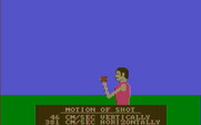 Olympic Decathlon for IBM PC/Compatibles - Beginning the event...
