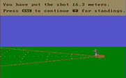 Olympic Decathlon for IBM PC/Compatibles - Here's how I did...
