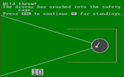 Olympic Decathlon for IBM PC/Compatibles - Oops, that was a wild throw!