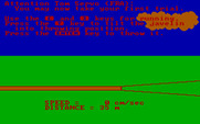 Olympic Decathlon for IBM PC/Compatibles - Event instructions.