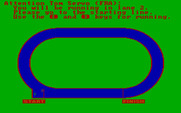 Olympic Decathlon for IBM PC/Compatibles - Preparing for the 100-meter dash.