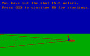 Olympic Decathlon for IBM PC/Compatibles - Here's the results...