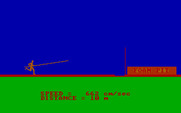 Olympic Decathlon for IBM PC/Compatibles - Running and ready to vault.
