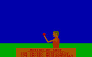Olympic Decathlon for IBM PC/Compatibles - Shot put event begins!