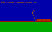 Olympic Decathlon for IBM PC/Compatibles - Not enough forward momentum!