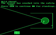 Olympic Decathlon for IBM PC/Compatibles - A wild throw, I tried to use too much force.
