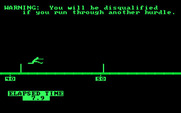 Olympic Decathlon for IBM PC/Compatibles - Don't run through any more hurdles or you'll be disqualified!