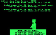 Olympic Decathlon for IBM PC/Compatibles - Time for the shot put...